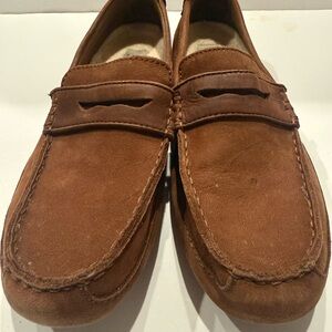 UGG Men's Suede Penny Loafers - Brown